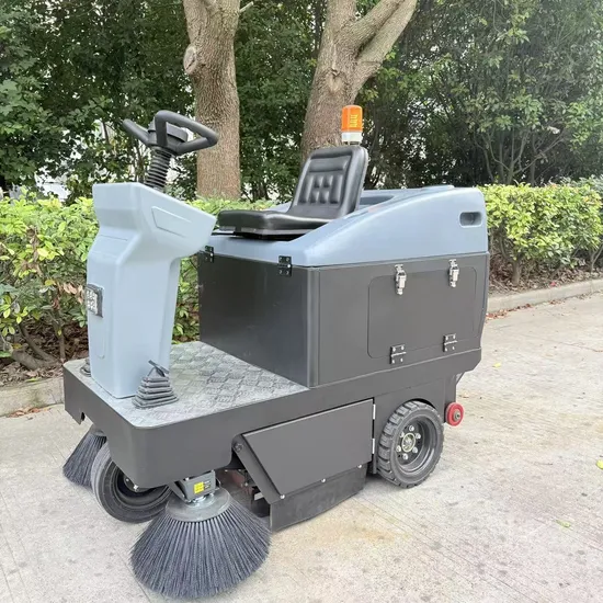 Easy Maneuver Ability Compact Battery-Powered Floor Sweeper for Narrow Alleys and Campus Roads